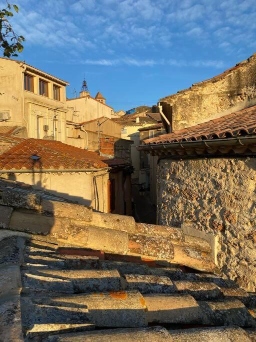 Charming Village House With Roof Top Terrace! Thezan-les-Beziers Esterno foto