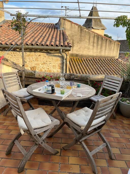 Charming Village House With Roof Top Terrace! Thezan-les-Beziers Esterno foto